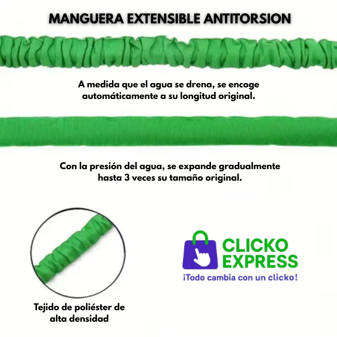 MANGUERA EXTENSIBLE ANTITORSION  💪